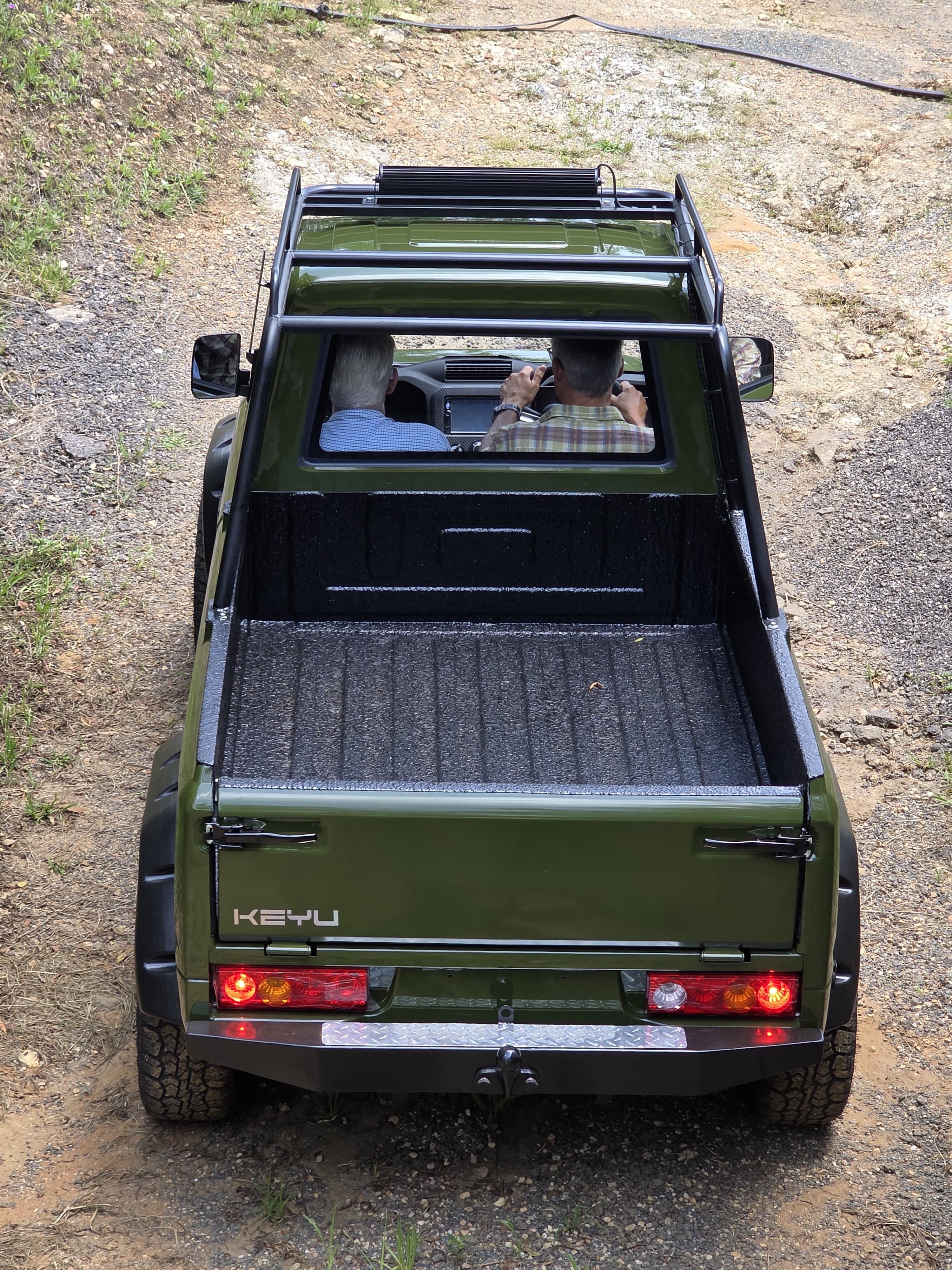 MULE rear view