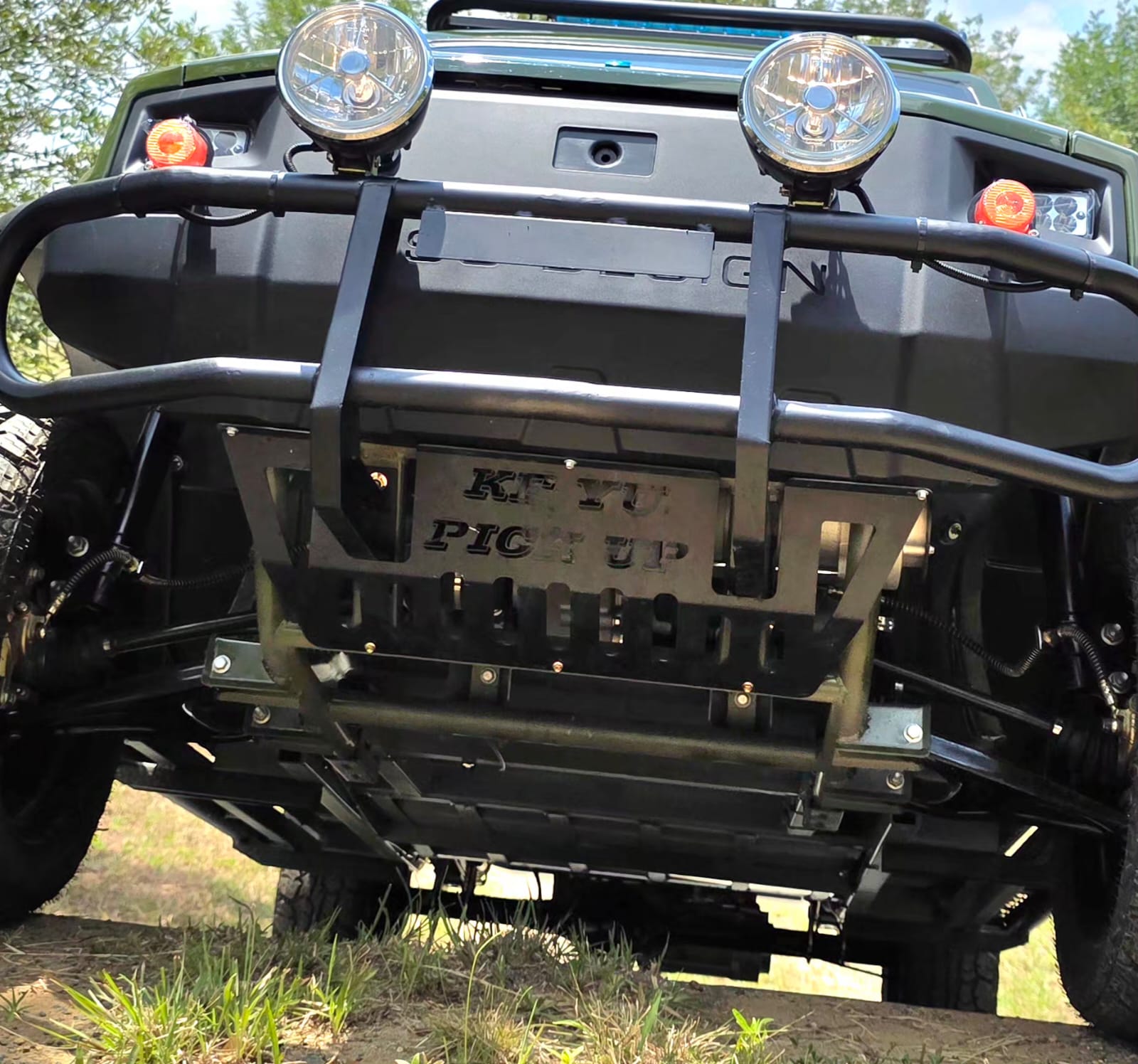MULE rear view